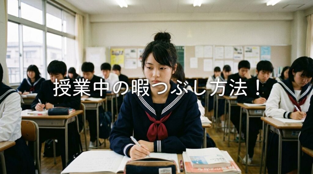 学校で暇つぶし